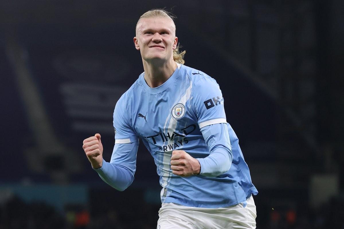 开云体育-6场8球3助攻，哈兰德是英超曼市德比参与进球最多的曼城球员